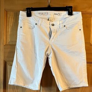 Sonoma Women’s White Jean Shorts